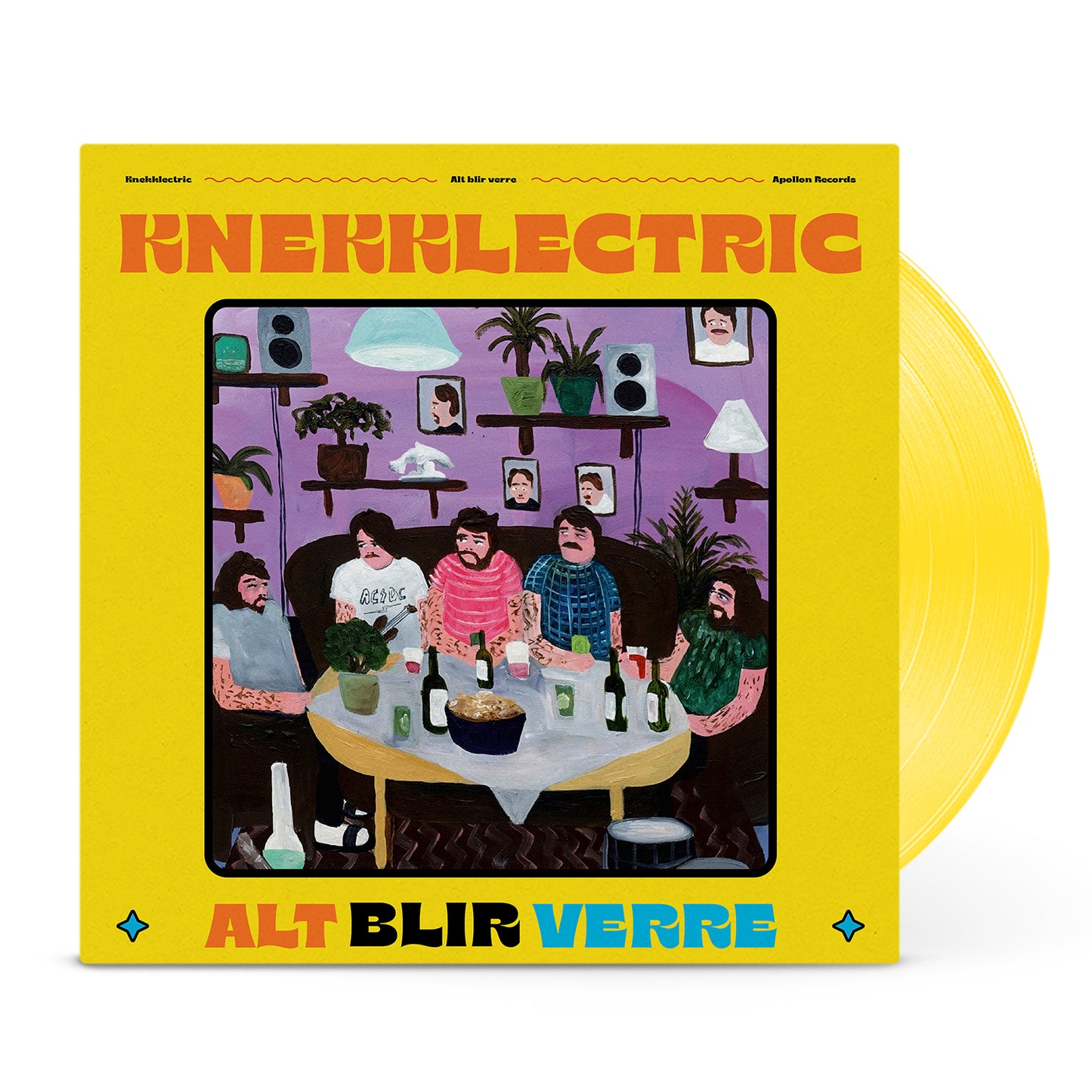 ARP052LPLTD1 Knekklectric - alt blir verre yellow vinyl