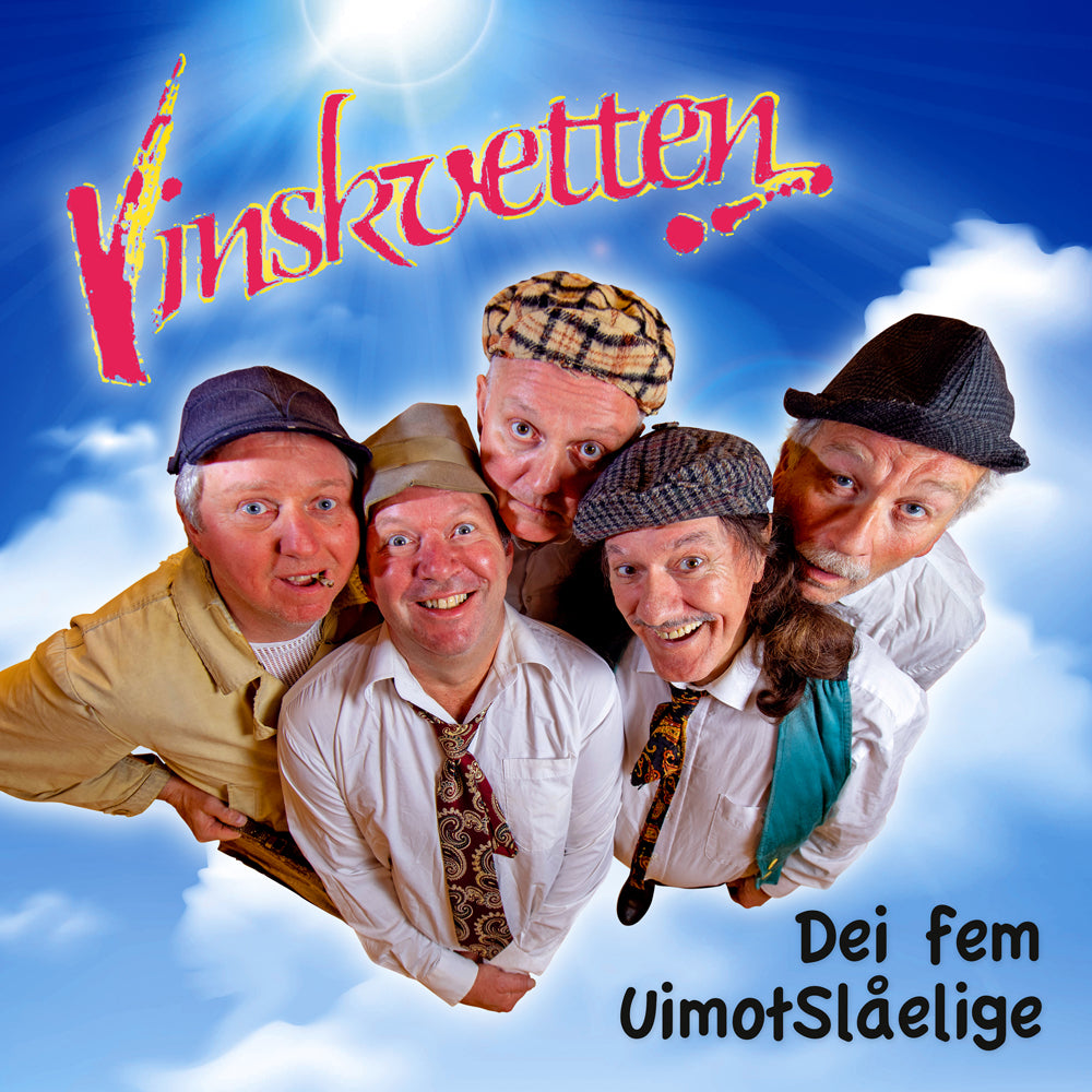 Vinskvetten - Dei Fem UimotSlåelige - LP (w/CD) cover
