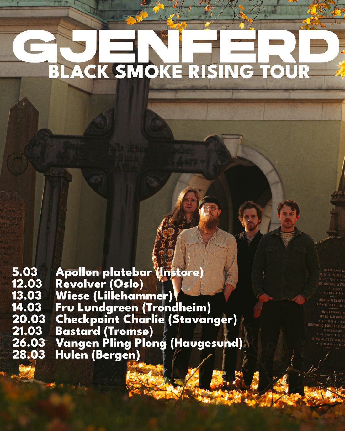 Gjenferd - Black Smoke Rising Tour
