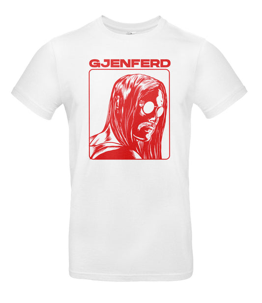 Gjenferd - Starless T-shirt (White/red)