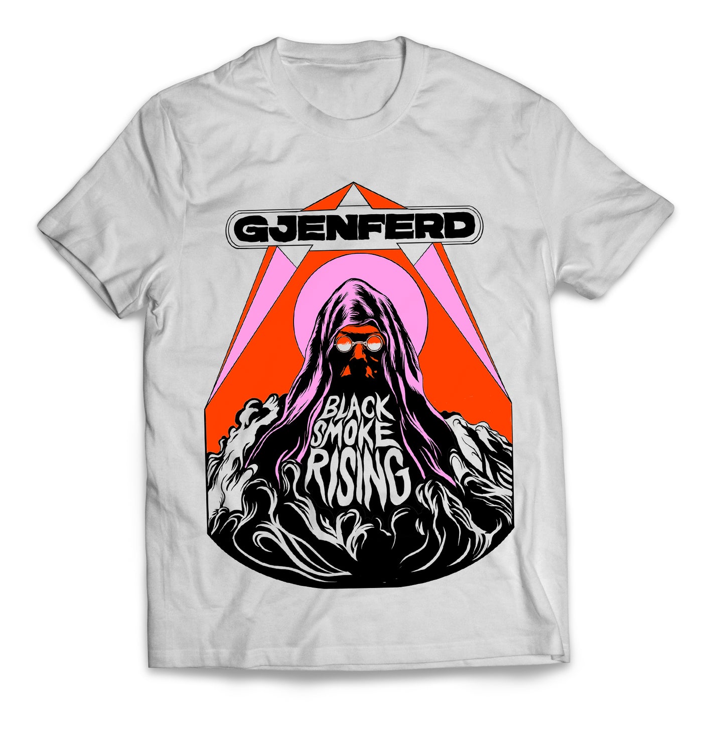 Gjenferd - Black Smoke Rising - T-shirt (White)