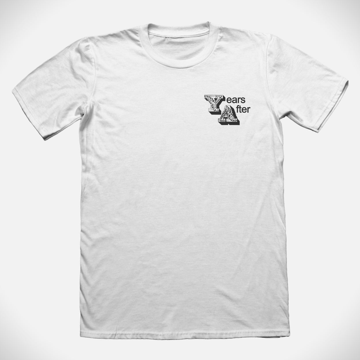 years after logo white t-shirt